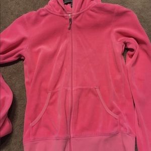 Juicy Couture Velvet Zip Up